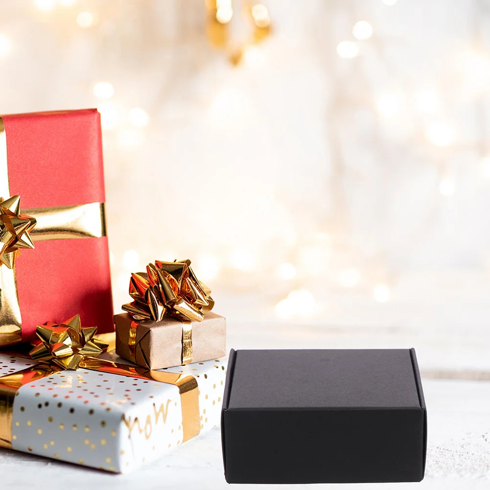 25 قطعة صندوق التعبئة والتغليف الأسود صندوق بريد عالي التحمل للشحن تخزين الورق التعبئة حالات صناديق التوصيل صناديق الحرف المتحركة #6