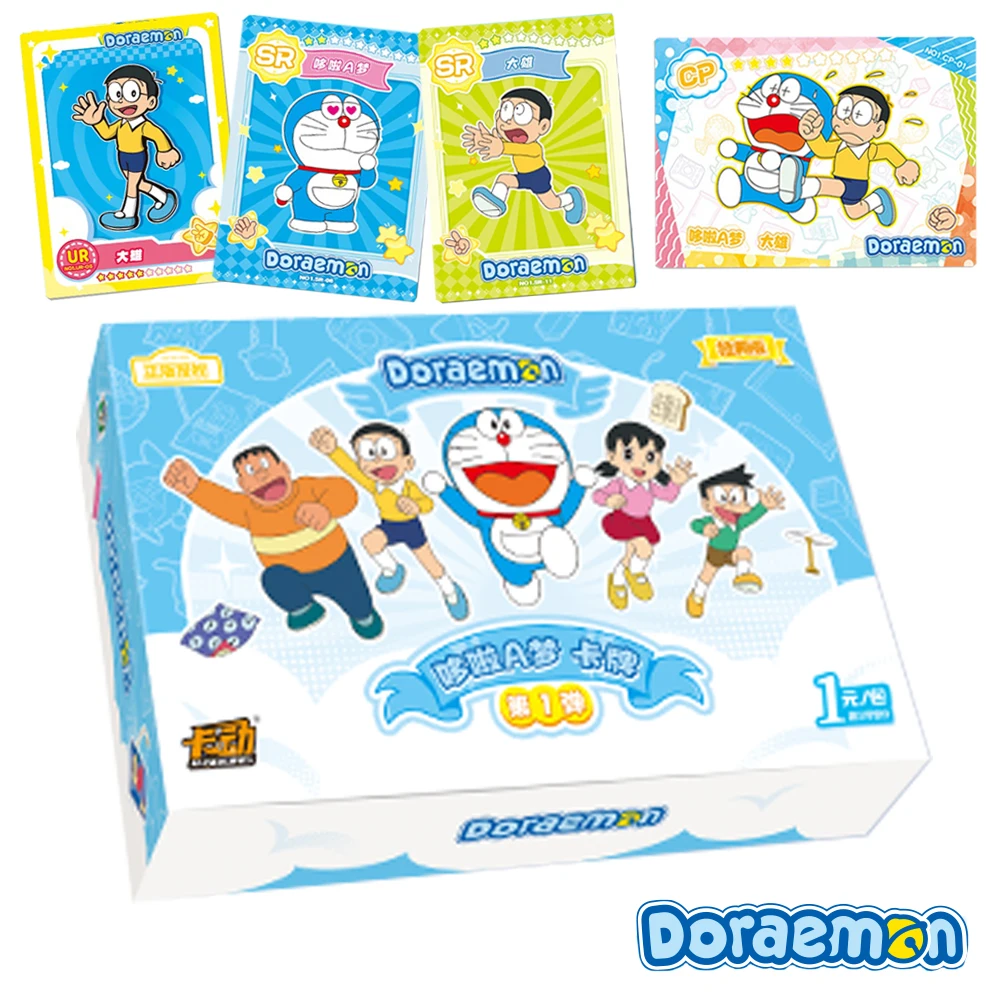 Genuine Doraemon Card For Children Big G Dekisugi Hidetoshi Fun Comedy Anime Rare Limited Game Collection Card Family Table Toys