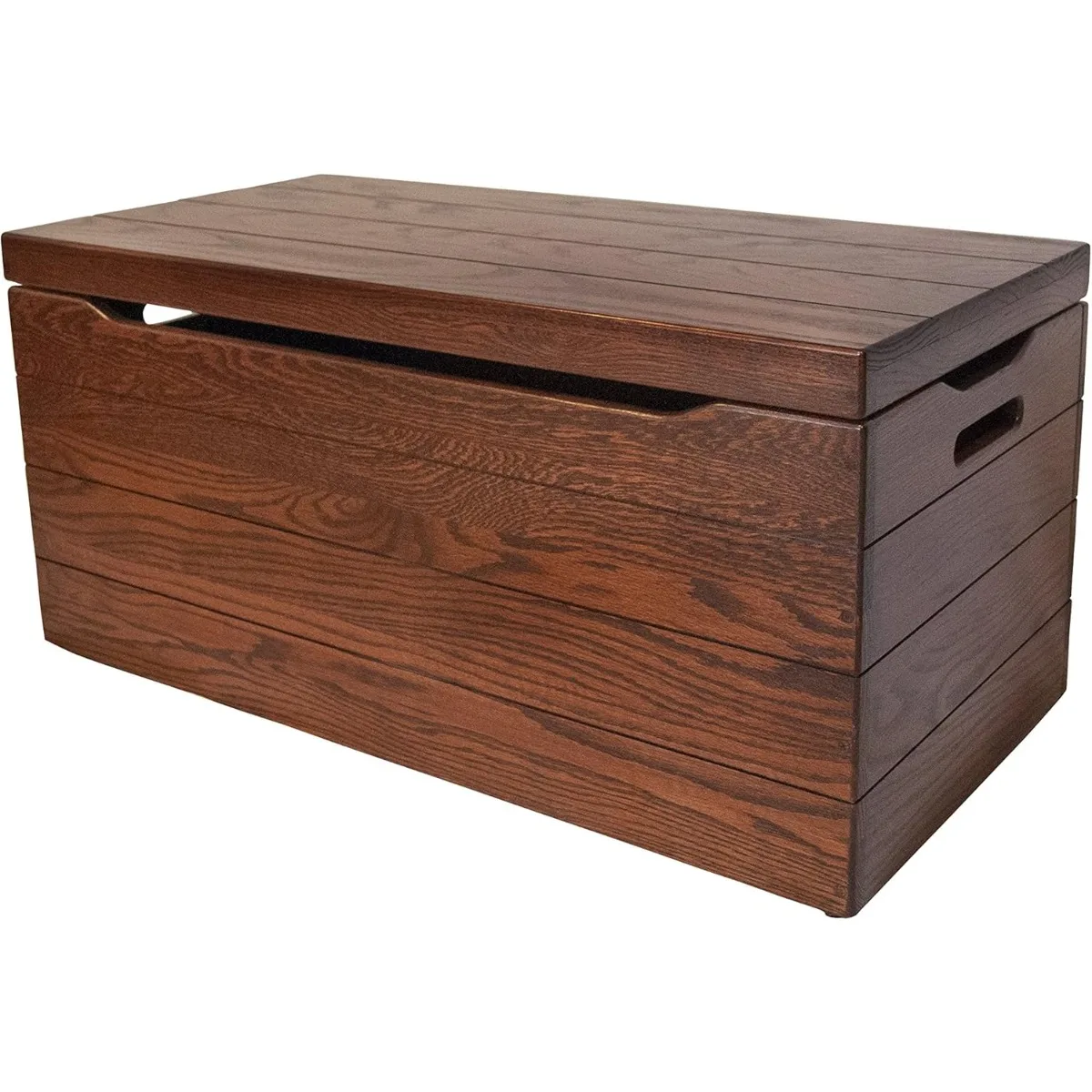 36” Wooden Storage Chest – Storage Trunk W/Anti-Slam Hinges – Solid Wooden Chest W/Handles – Clothing, Keepsake & Blanket Chest