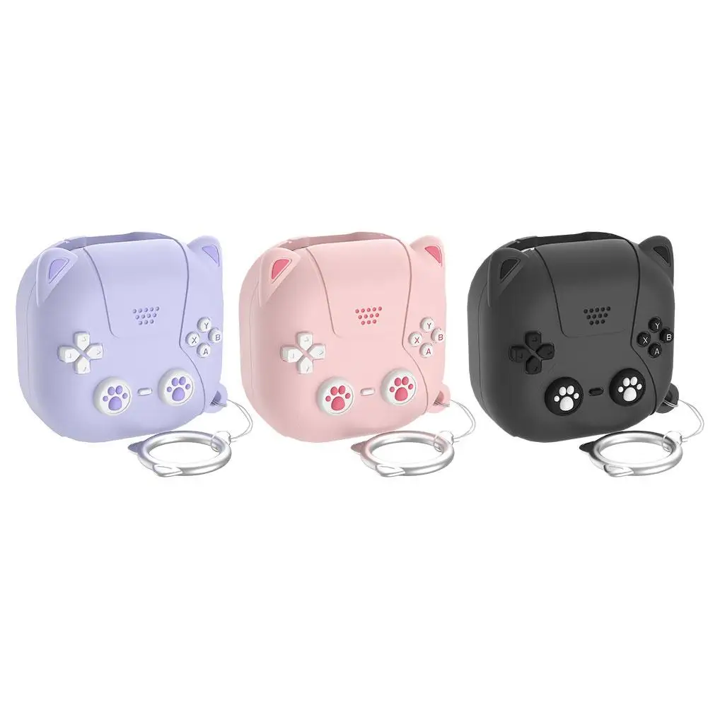 Case Cover For Samsung Galaxy Buds FE/Buds2 Pro /Buds2 /Buds Live Silicone 3D Protective Case With 2 Hooks Earphone Accessories image 6