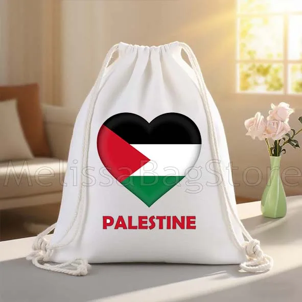 Malediven Norwegen Island Südkorea Spanien Schweden Herz Flagge Leinwand Kordelzug Taschen Fußball Rucksack Sackpack Geschenke String Taschen