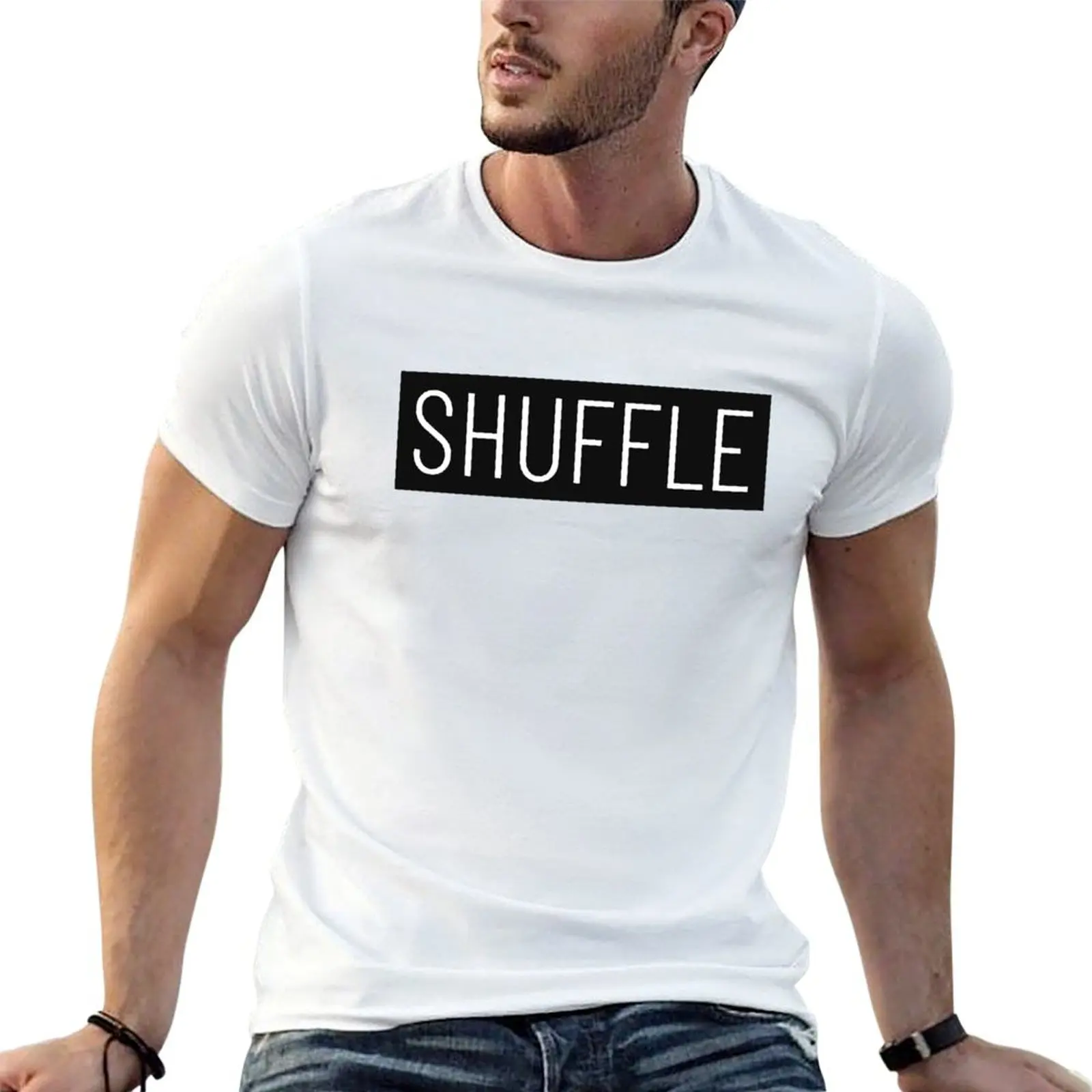 Simple Shuffle Dance T-Shirt Everyday Wear Basic Short Sleeve Top