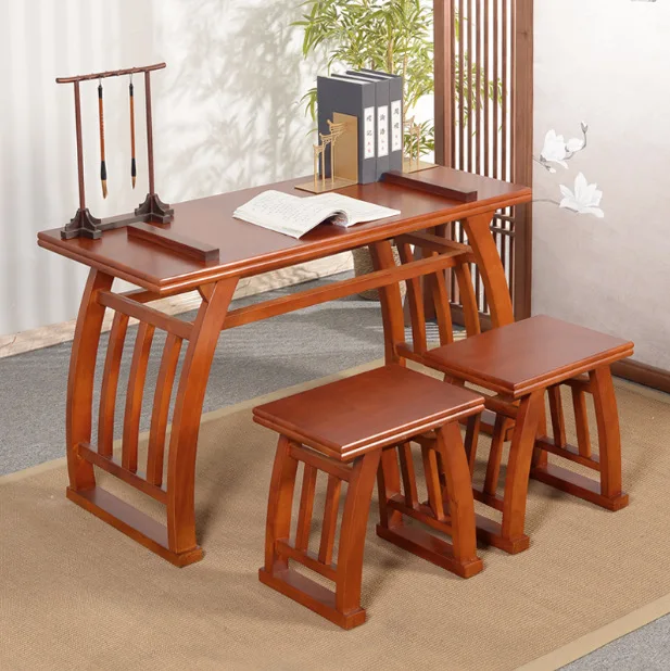 

Guangdong Foshan factory directly supplies painting and calligraphy tables and chairs Sinology tables and chairs antique