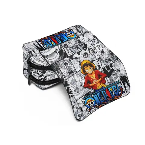 ONE PIECE Luffy Anime Tryckt Pennfodral Polyester Flerskiktad Studentbrevpapper Ask för Skolmaterial Barnpennväska 8 best sales caja one piece - №7
