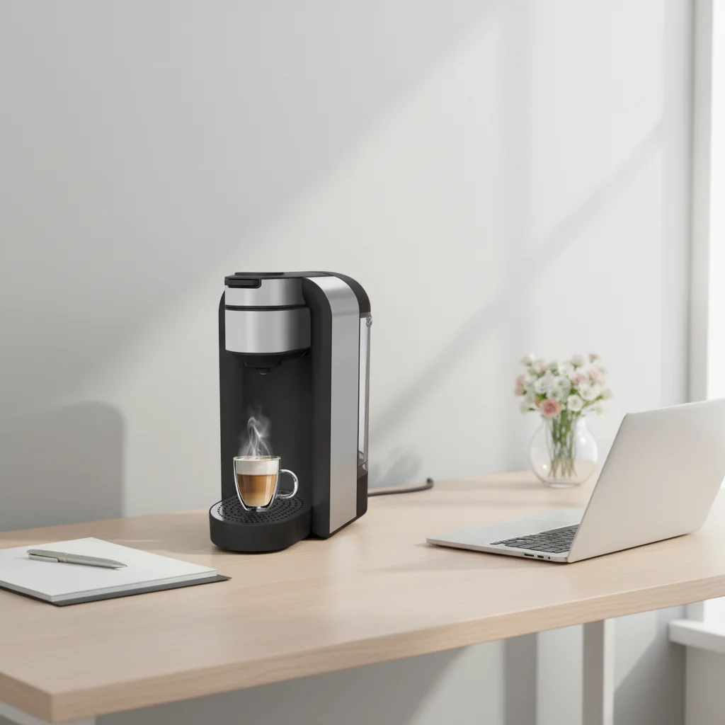 GCF01 Semi-Automatic Electric Coffee Machine-Plastic Customizable Home Office Commercial Use English Operating Language