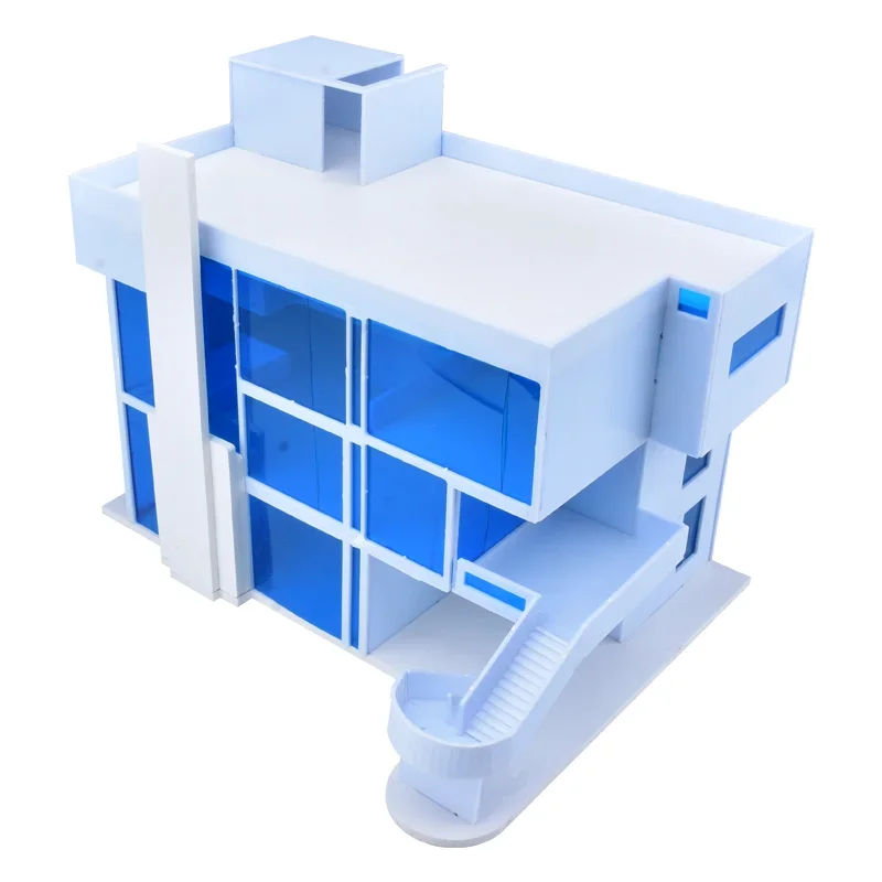 ديوراما مصغرة لتقوم بها بنفسك طاولة الرمل نموذج معماري سميث فيلا نموذج بلاستيكي مدينة دمية سكنية لعبة نموذج فني