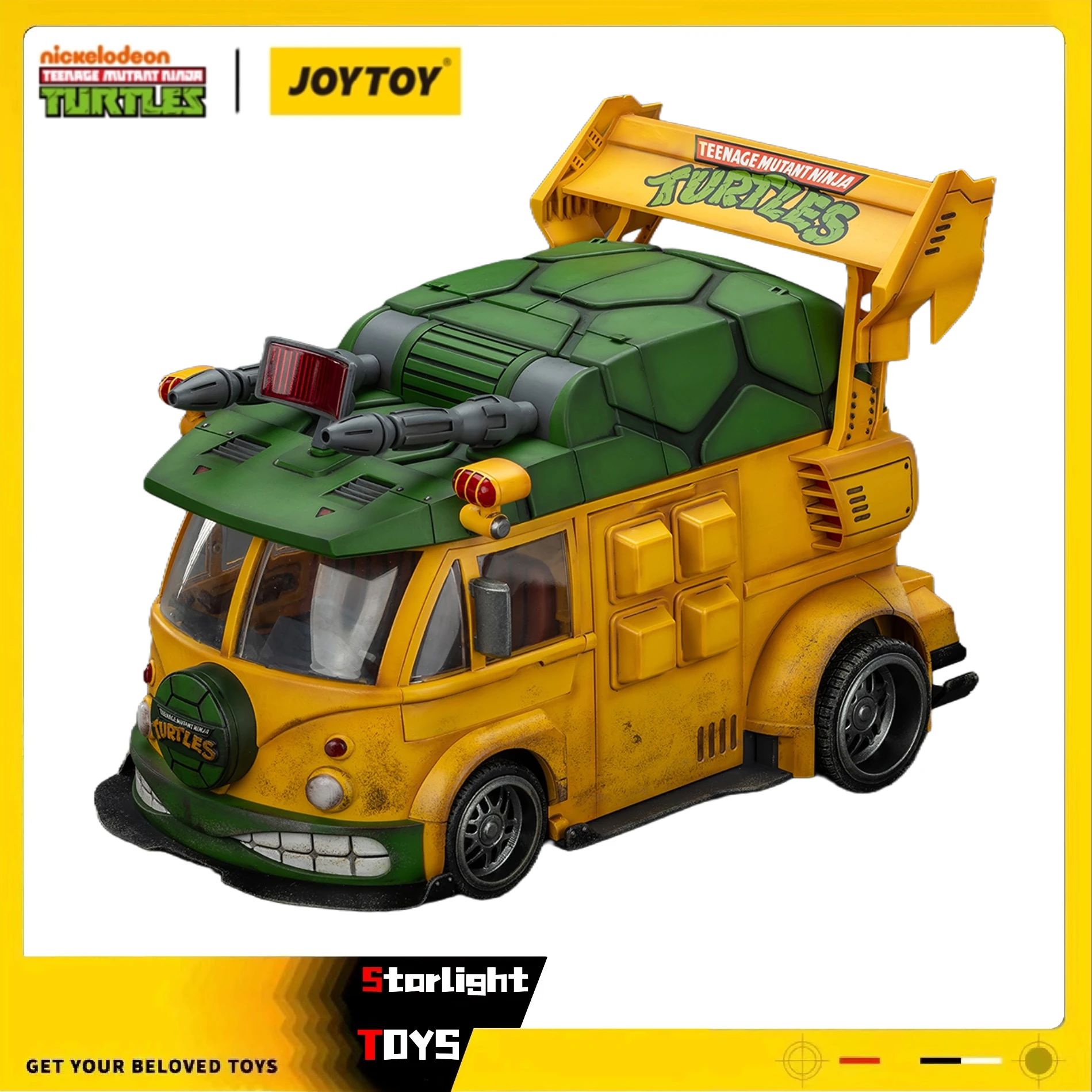 【JOYTOY】TMNT-TurtleVan 1/18 Actionfiguren-Spielzeugkollektion