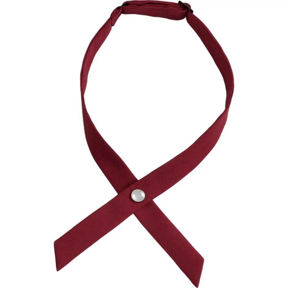 Removable Design Bow Tie Accessories Fine Texture No Tying Knots Neck Collar Decor Simple Style Solid Color Sailor Suit Apparel
