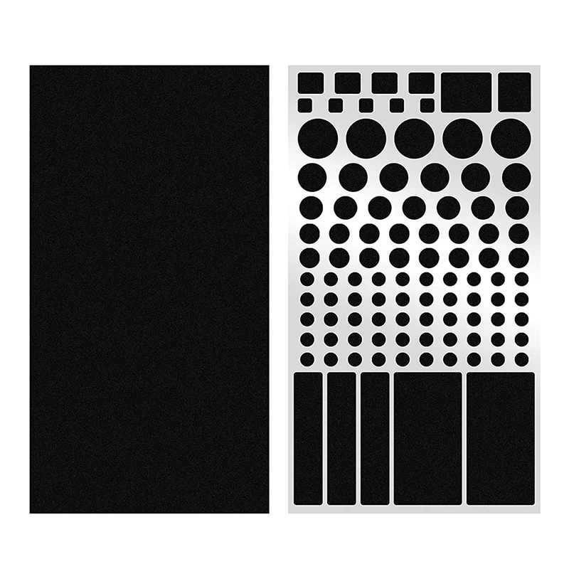 1 Sheet LED Dimming Stickers Blackout Decals 50-100 Shading Rate For Cars And Electronics Products LED Light Blocking Trim