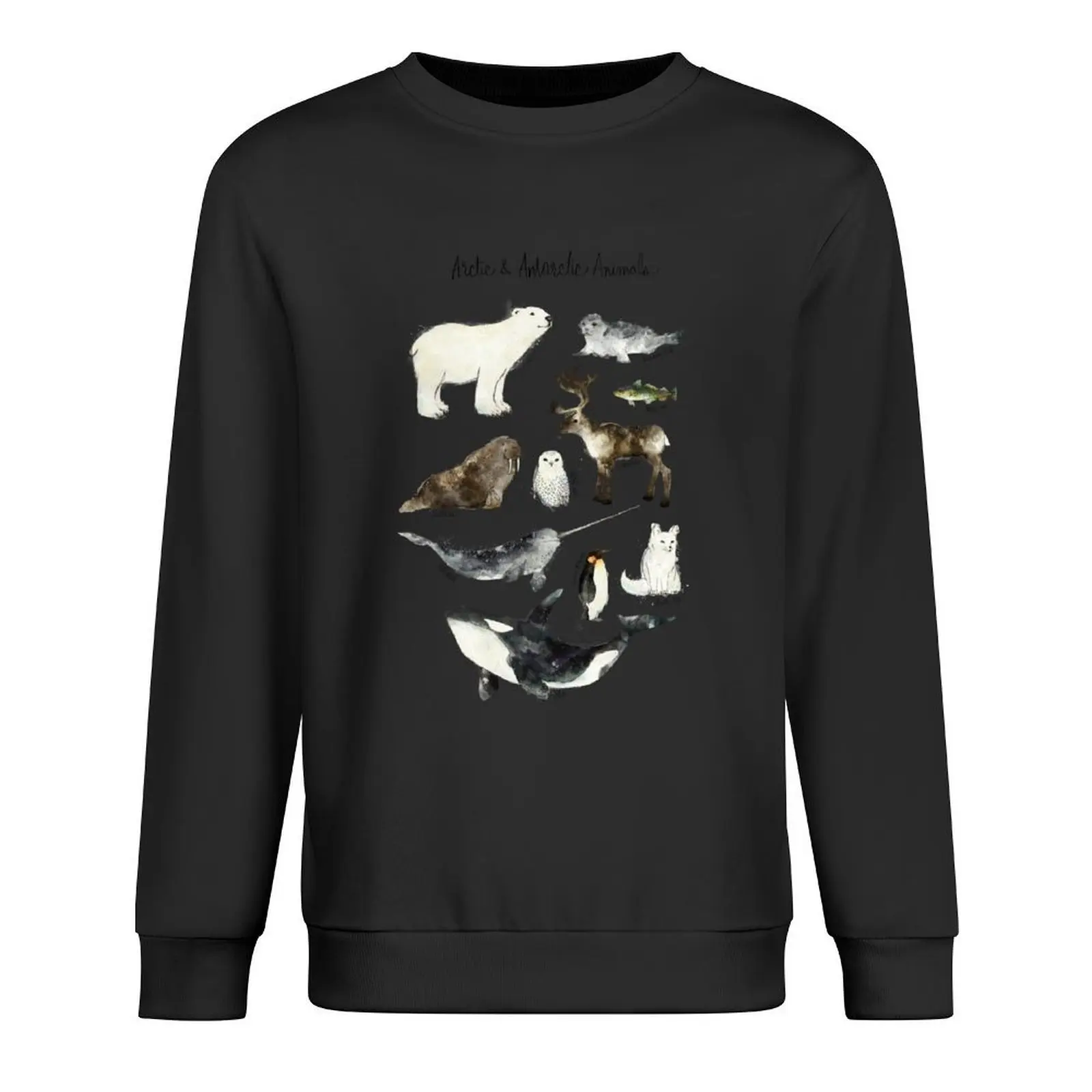 

Arctic & Antarctic Animals Pullover autumn jacket men korean autumn clothes men's clothes korean style clothes sweatshirt men