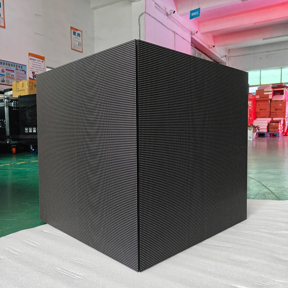 Customizable Full Color High Brightness 8K HDR10+ Outdoor LED Display Screen P3.91   500x1000mm Cabinet IP65 Waterproof Energy S