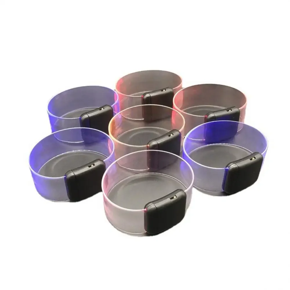 7 unids/set brazalete con luz LED cinturón de brazo para correr que brilla en la oscuridad para correr caminar ciclismo concierto patines luz