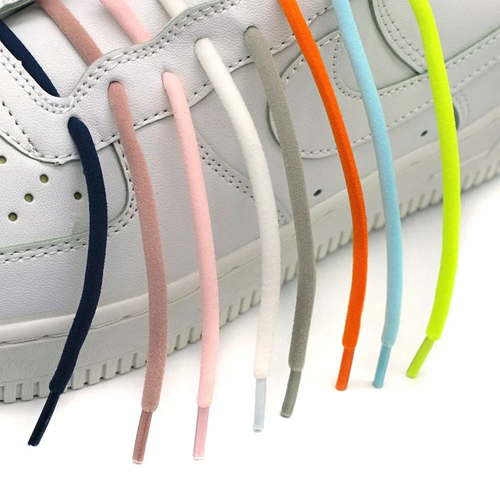 Elastic No Tie Shoelaces Semicircle Shoe Laces for Kids and Adult Sneakers Shoelace Quick and Easy Slip On for Sneakers