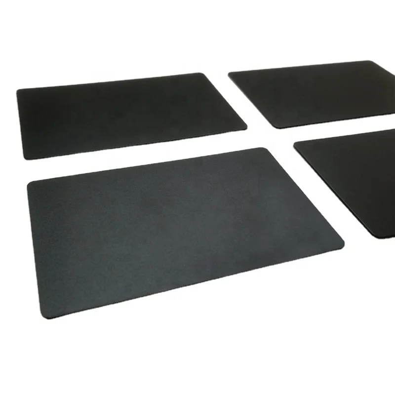 Customized inquiry Custom Personalized Plain Stainless Steel Laser Engraving Metal Business Cards Blank 0.3mm 0.5mm 0.8mm Blank