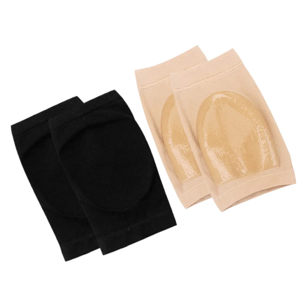 2Pairs Heel Anti Cracking Socks Silicone Cotton Blend Moisturizing Socks for Dry Cracked Heels Foot Lotion Sleep Therapy
