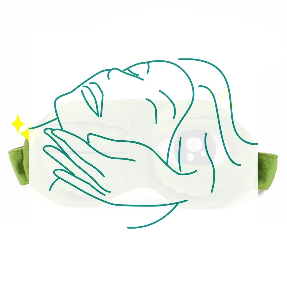 

1pc 3D Sad Frog Sleep Mask Natural Sleeping Eyeshade Cover Shade Eye Patch Women Men Soft Portable Blindfold Travel Eyepatch