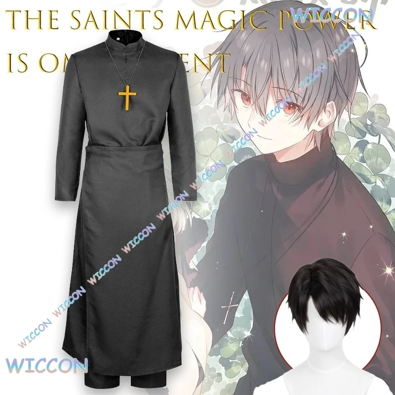 

Mag/Saint Ceci lia andPastor Lawrence Cosplay Costume Nun Dress Anime Ver Character Outfit Halloween costume Christmas Lawrence