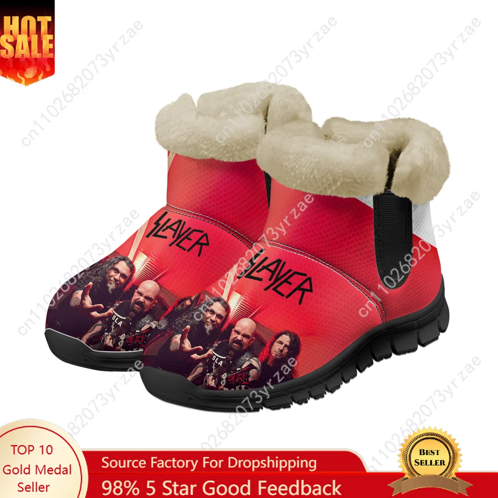 

Slayer Snow Boots Warm Boot Mens Womens Teentager Shoes High Quality Casual Lightweight Couple Sneakers Customized Sports Shoes