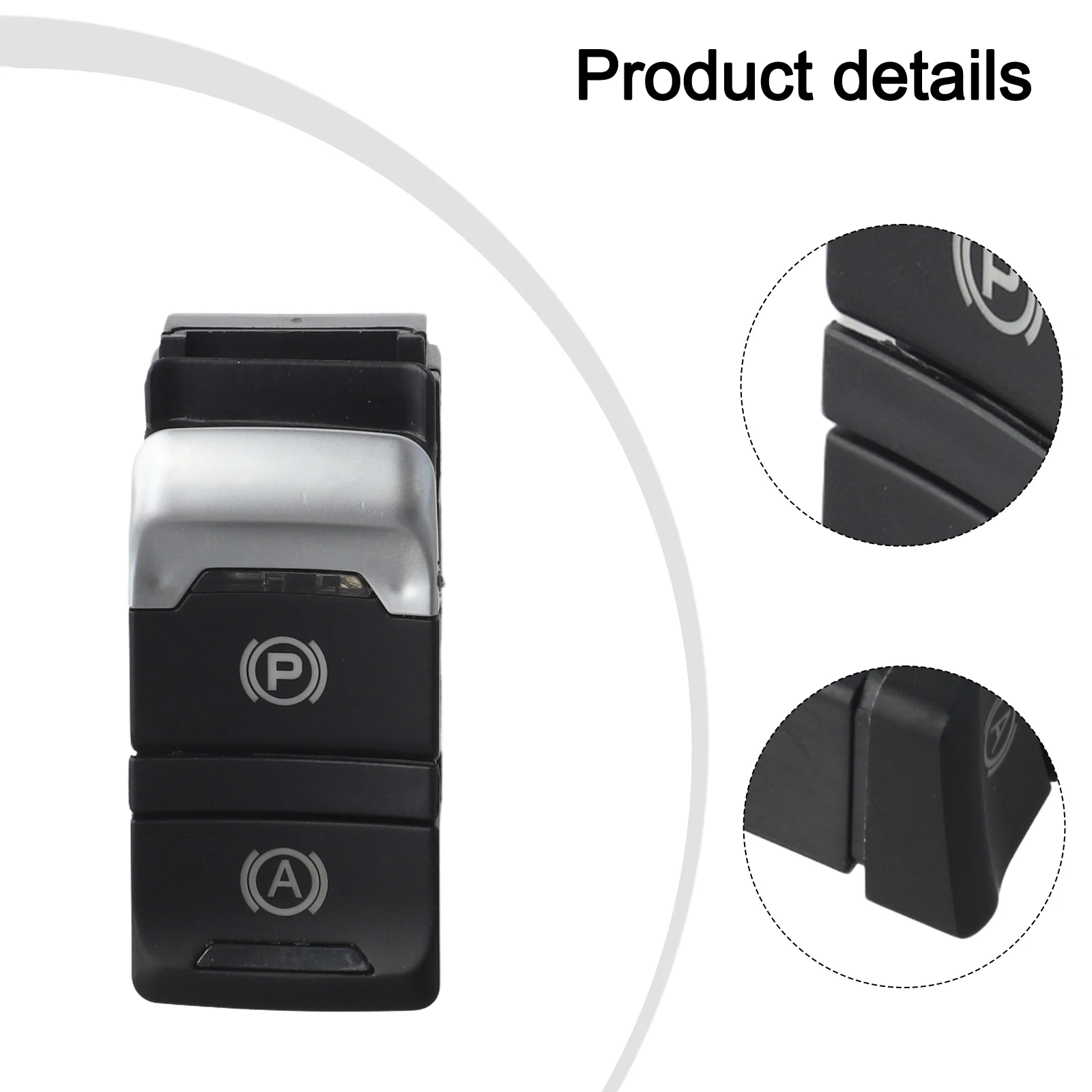 

OEM 8K1927225C Handbrake Button For Vehicle Maintenance Easy Installation High Reliability Performance As Picture Shows