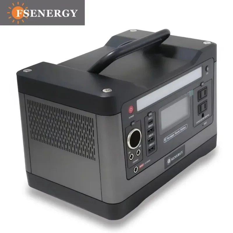 500W 1000W Solar Energy Generator Outdoor Charging High Capacity Portable Solar Power Station for Phone Home Use Camping