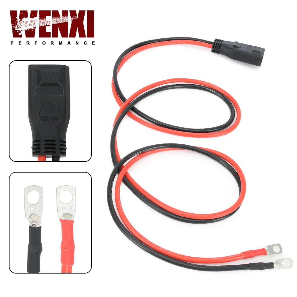 50A 8AWG Bidirectional Extra Battery Cable PPS Adapter XT150 For EcoFlow Delta 2 Delta3 WAVE3 WattCycle 48V LiFePO4 Battery﻿