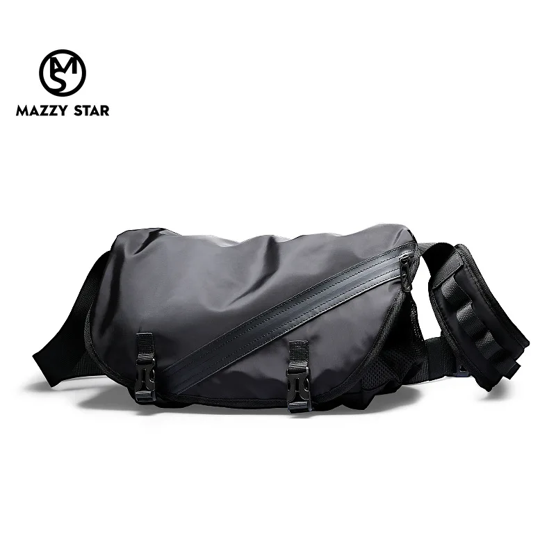 Mark Ryden Vintage Hip Hop Shoulder Bag Tactical Streetwear Multi Pockets Ribbons School Chest Cargo Crossbody Bag Men Women