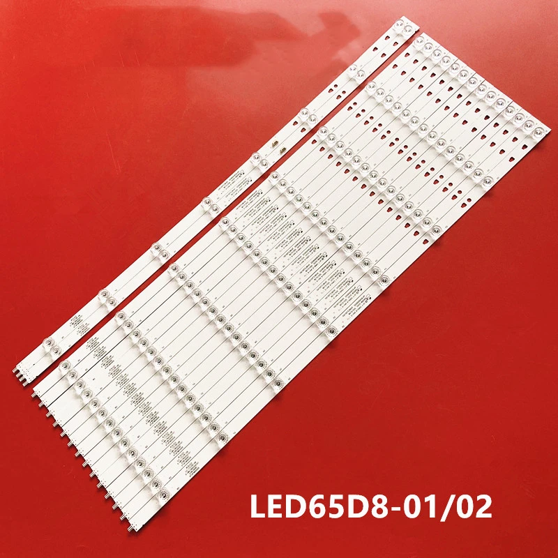 

LED backlight strip 11 Lamp for 65''TV LE65Q6500U LQ65H31 LQ65H31G LED65D8-01(A) PN30365008202 LSC650FN05