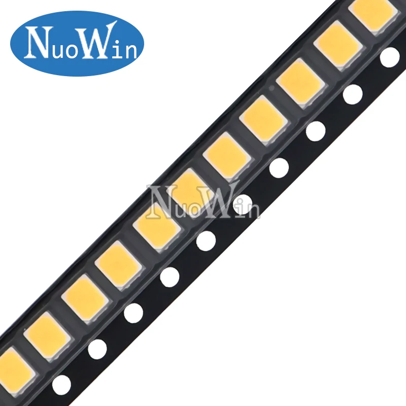 100pcs 2835 LED SMD Warm White 2800K-3200K 18V 9V 6V 3V High Power Light 1W 0.2W 0.3W 0.5W Chip high voltage