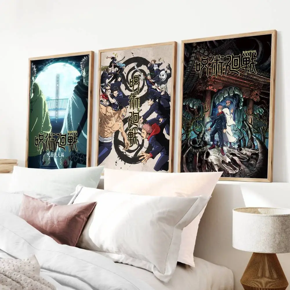 Jujutsu Kaisen Anime Poster And Prints Wall Art Pictures For Modern Bedroom Game Room Home Decor