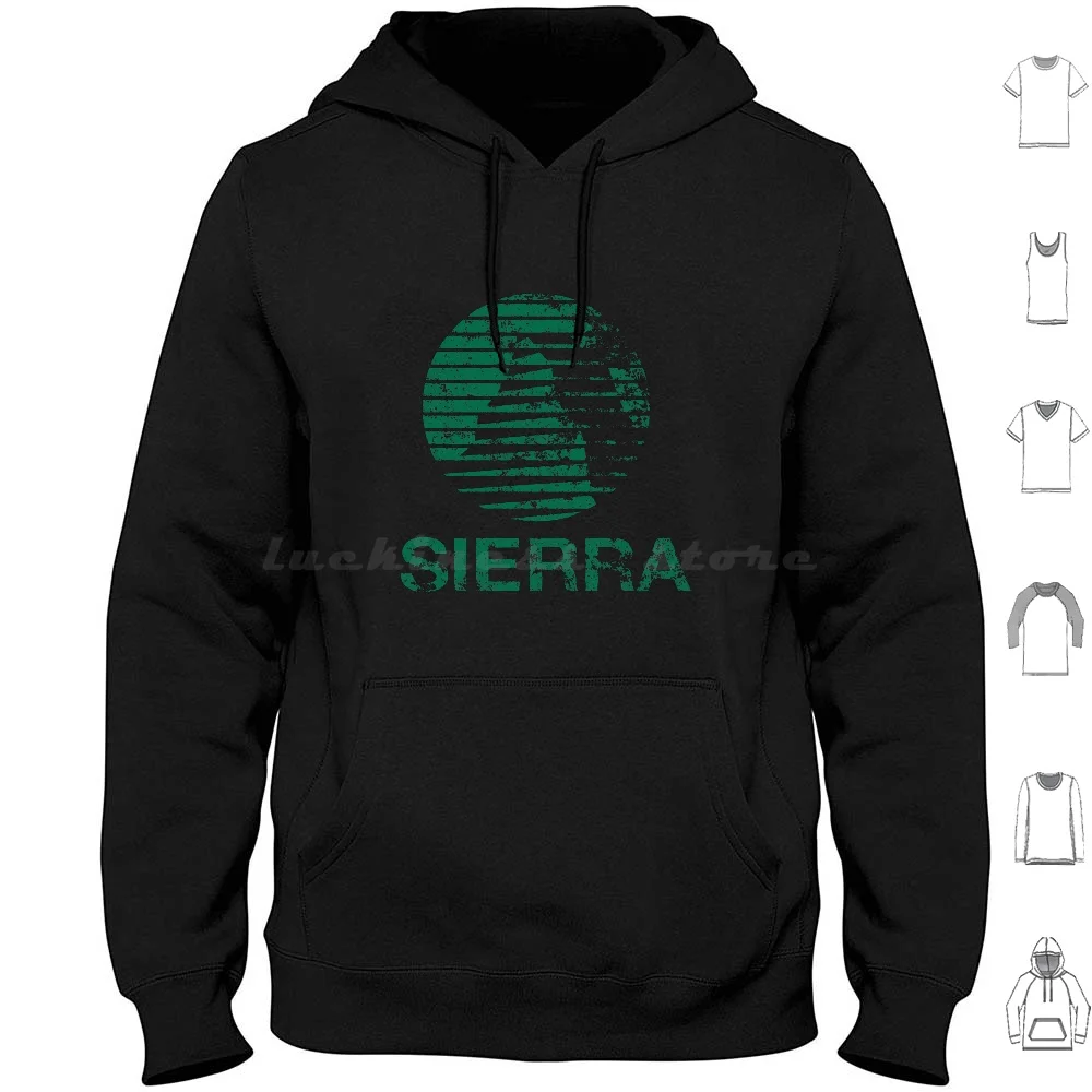 Sierra Faded T-Shirt Hoodie Cotton Long Sleeve Video Games 80s 90s Adventure Classic Dos Gamer Gaming Kings Quest Nostalgia