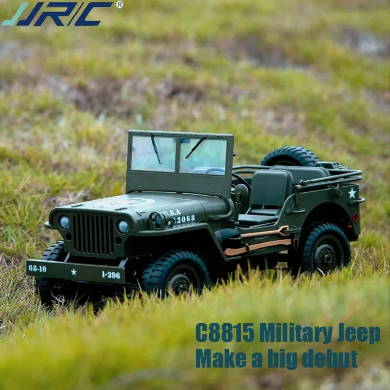 

Hot Selling Willis JJRC C8815 Jeep Climbing Remote Control Simulation Off-road Vehicle Army Card RC Wrangler Toy Model Car