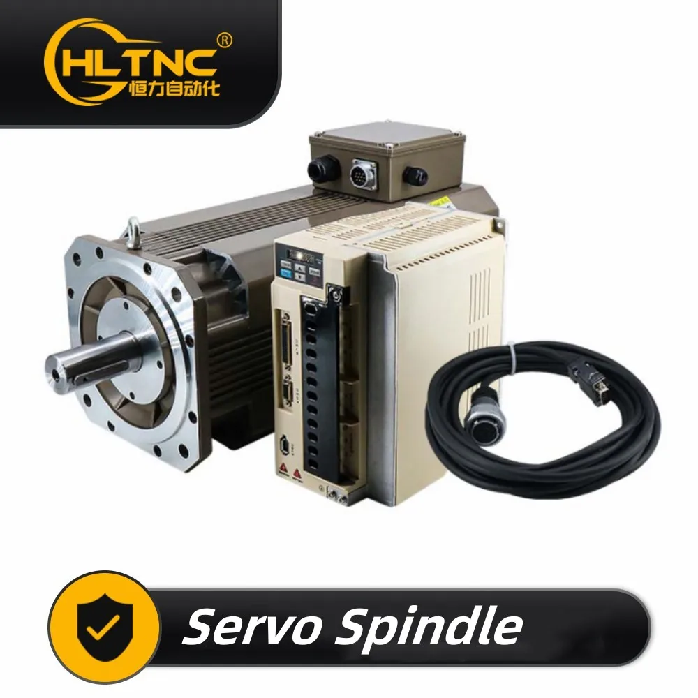 

2.2KW 3.7KW 5.5KW 8000/12000RPM Servo Spindle 178/198BGL & Servo Drive With 5M Motor Cable 13.8/23.3/34.7N.m For CNC Router