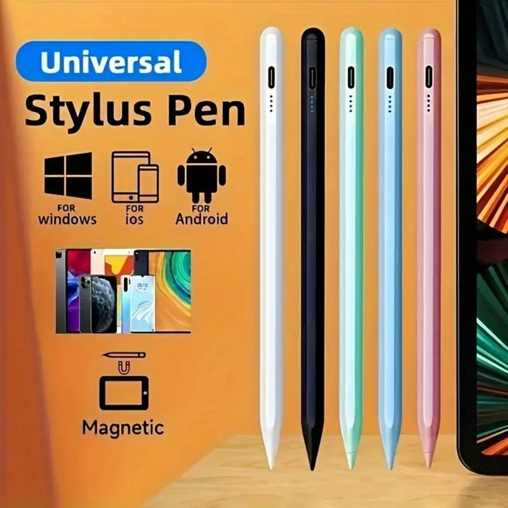 Rechargeable Universal Stylus Pen Battery Indicator Mobile Phone Tablet Touch Pen Writing Sensitive for Android/iOS