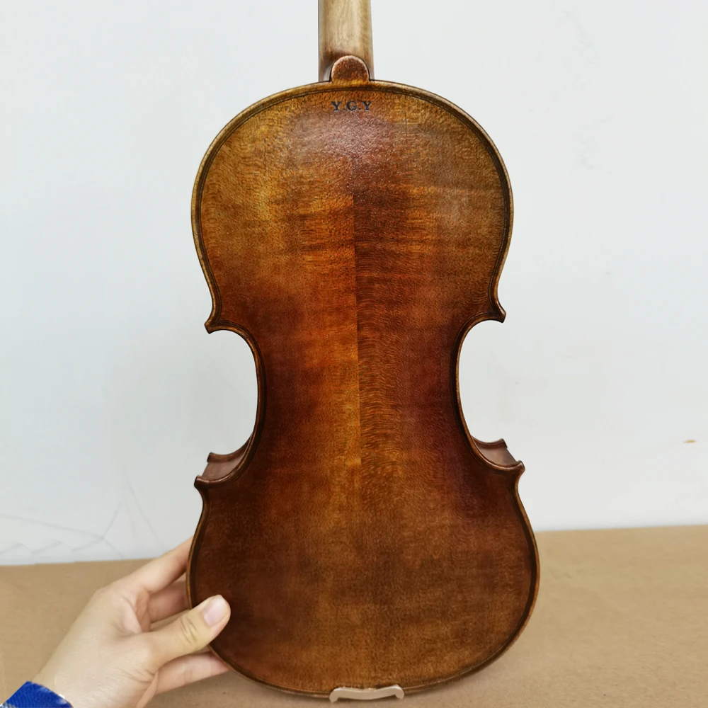 

Italian vintage oil varnish violin 4/4 European spruce solid wood violino Student beginner professional violin With box