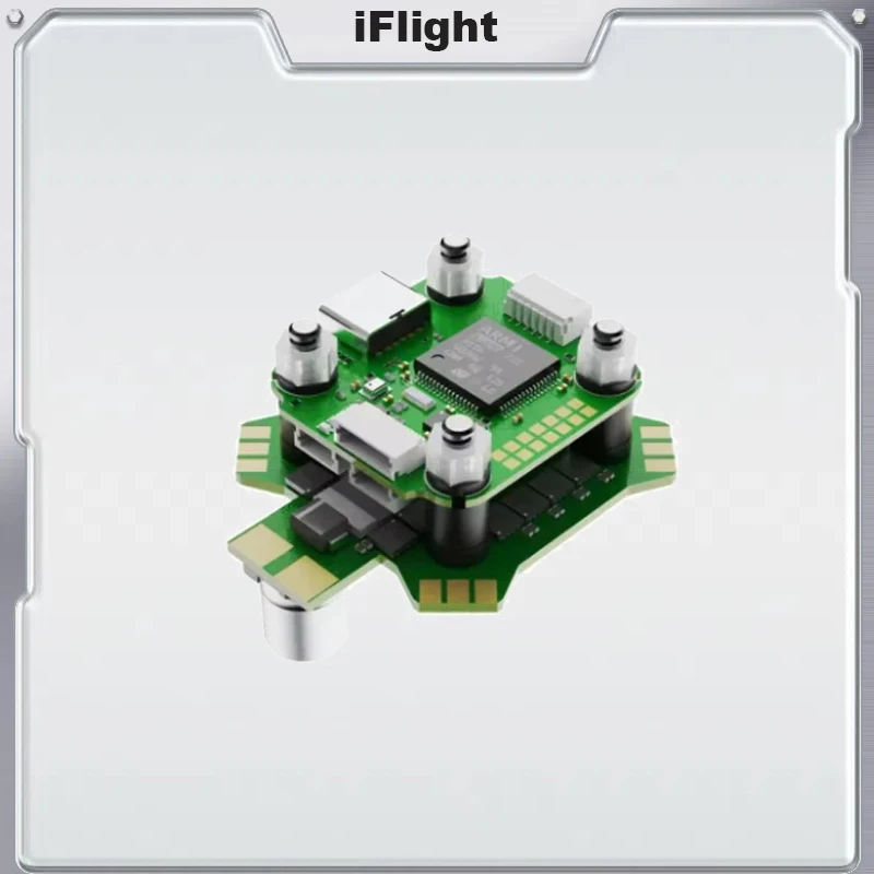 iFlight BLITZ Mini F7 Stack with BLITZ Mini F7 V1.2 Flight Controller / BLITZ Mini E55 4-IN-1 2-6S ESC for FPV Racing Drone
