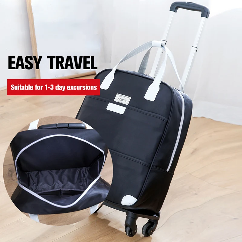 Imagem -04 - Multifuncional Dobrável Universal Roda Bolsa de Armazenamento Grande Capacidade Bolsa à Prova Doxford Água Oxford Tecido Destacável Trolley Bolsa Xa161c