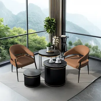 兩件式豪華餐椅,超細纖維皮革軟墊座椅,現代靠背設計,適用於家庭、辦公室和餐廳 10 最佳銷售 豪華餐椅 - №6