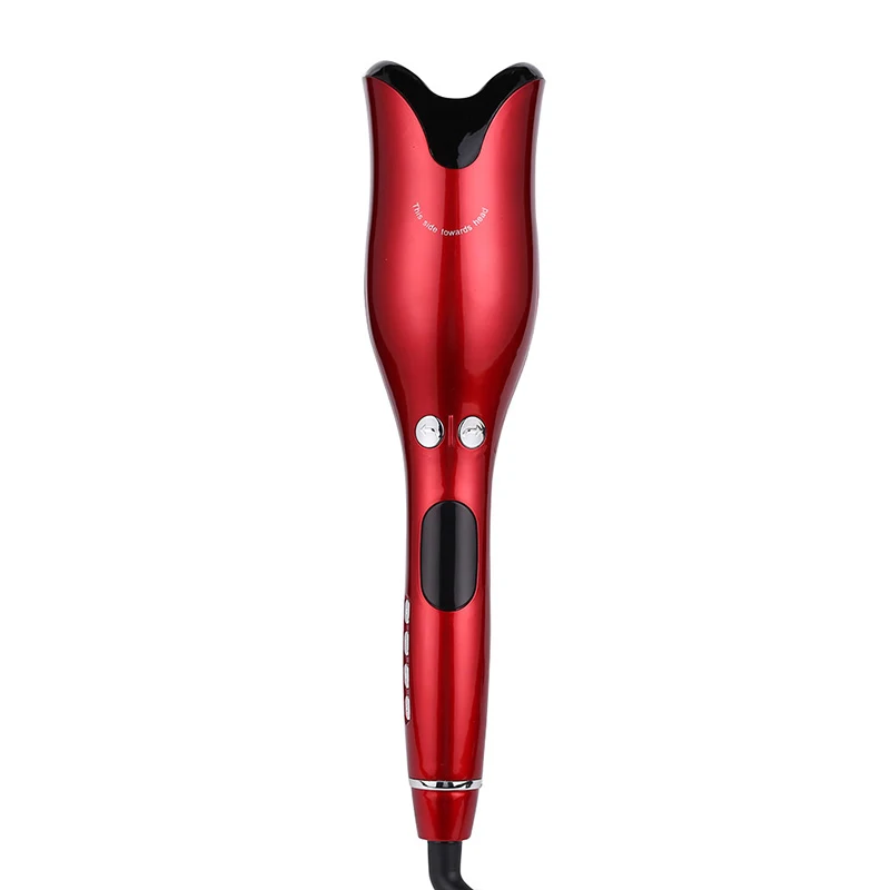 

Electric Rotating Hair Curler Automatic Rotating Hair Curler LCD Display Professional air Curl Hair Curling Iron