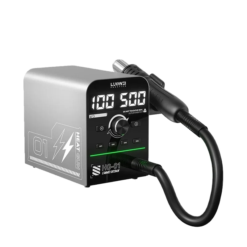 

Luowei HG-01 800W Digital Hot Air Gun Intelligent BGA Desoldering Rework Station Mobile Phone Repair Tools & Equipments