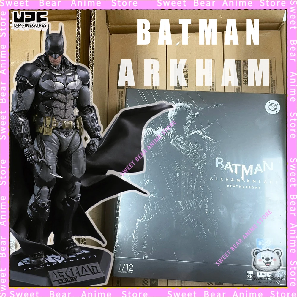 In Stock U-P-Finegures V8.04 Batsuit Batman Arkham Knight DCC Action Figure Model Trendy Toys Desktop Doll Collectibles