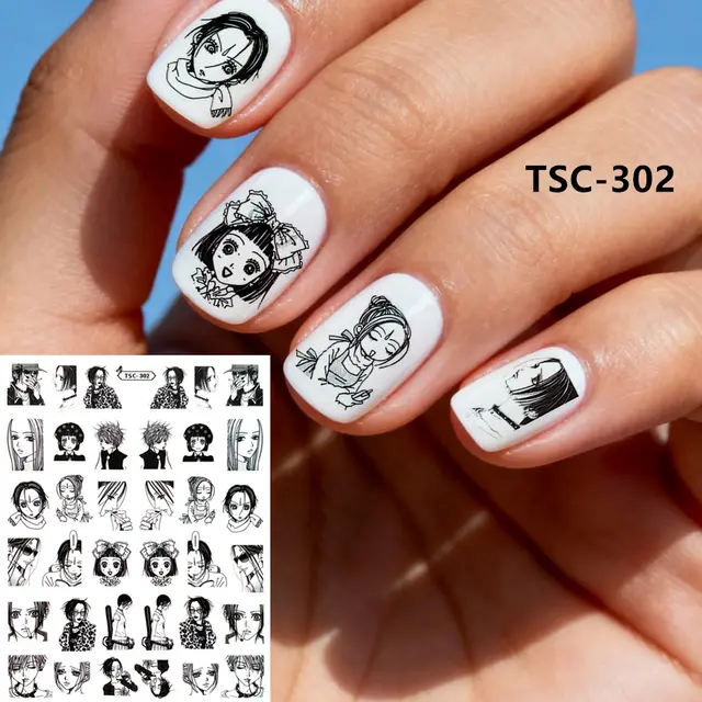 Newest TSC-302 NANA Nail Stickers: Blossom Your Style 3d nail art
