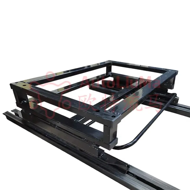 STLF AutoLiuMa 2.47m Universal Adjustable Car Seat Slider Long Sliding Rails Slide Tracks for Rv Camper Suv Mpv Van Conversion
