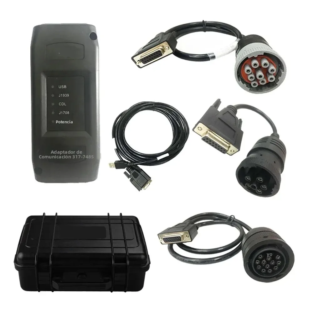 Adaptador de Diagnóstico CAT Caterpillar ET 2026A/2019C de la Mejor Calidad, Adaptador de Comunicación Cat 3 (Caterpillar Original)