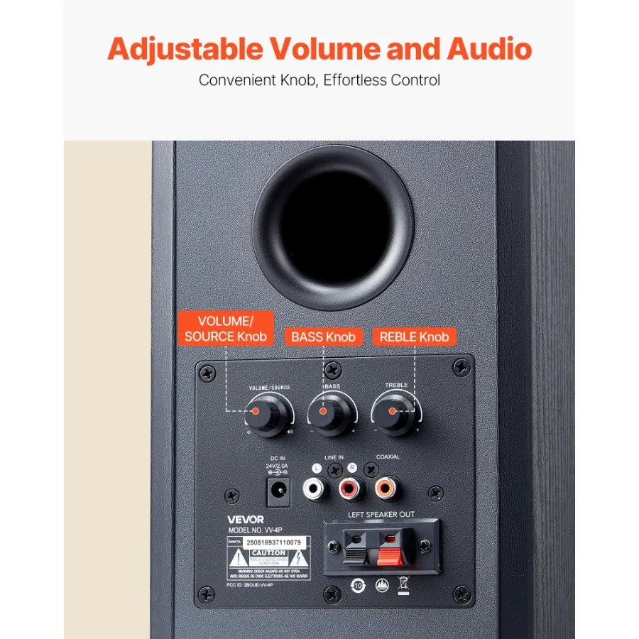 مكبرات صوت شاشة ستوديو تعمل بالطاقة النشطة بقدرة 20 وات × 2 ستيريو محوري بلوتوث