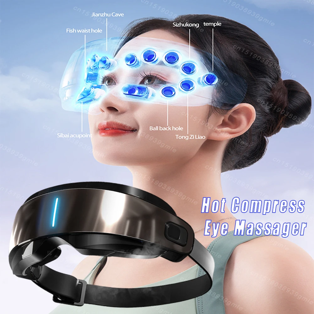 

Eye Massager Hot Compress Steam Eye Care Device Relieve Eye Fatigue Dry Atomization Eye Moisturizer Vibration Massage