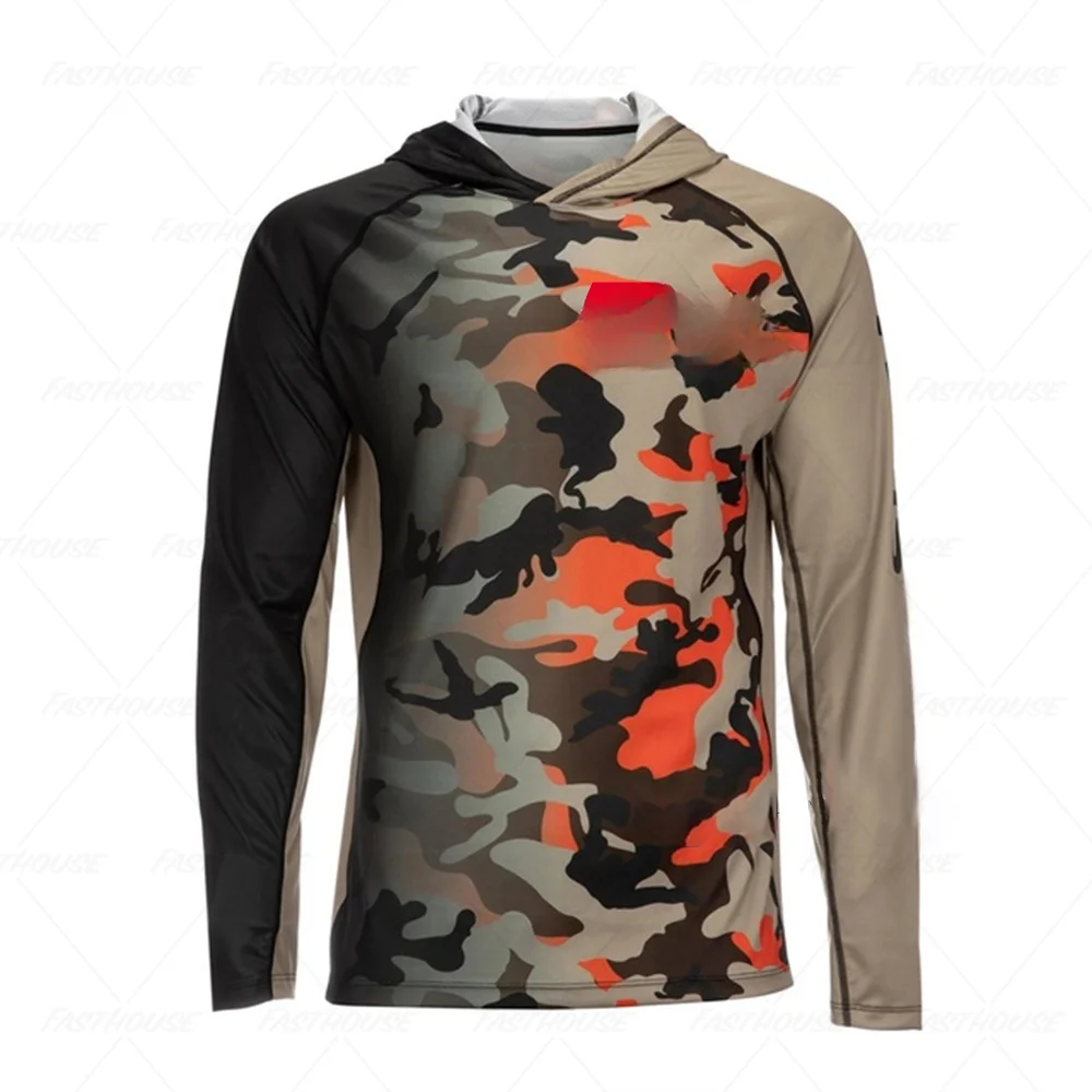 Fishing Shirts  Long Sleeve Dress Breathable Jersey UV Protection 50 Men\'s Fishing Wear