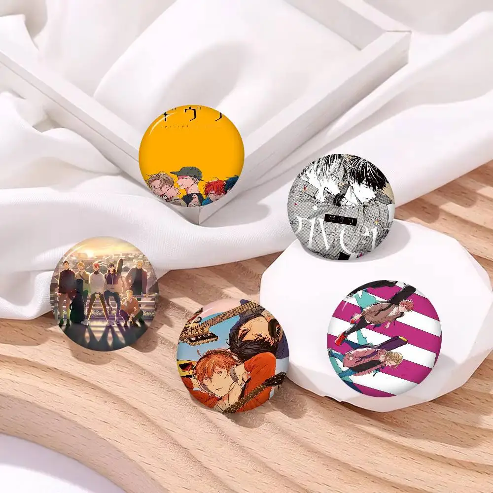 Anime Games GIVEN Anime Brooches Cute Cartoon Badge Jacket Jeans Lapel Pin Gift Accessorie