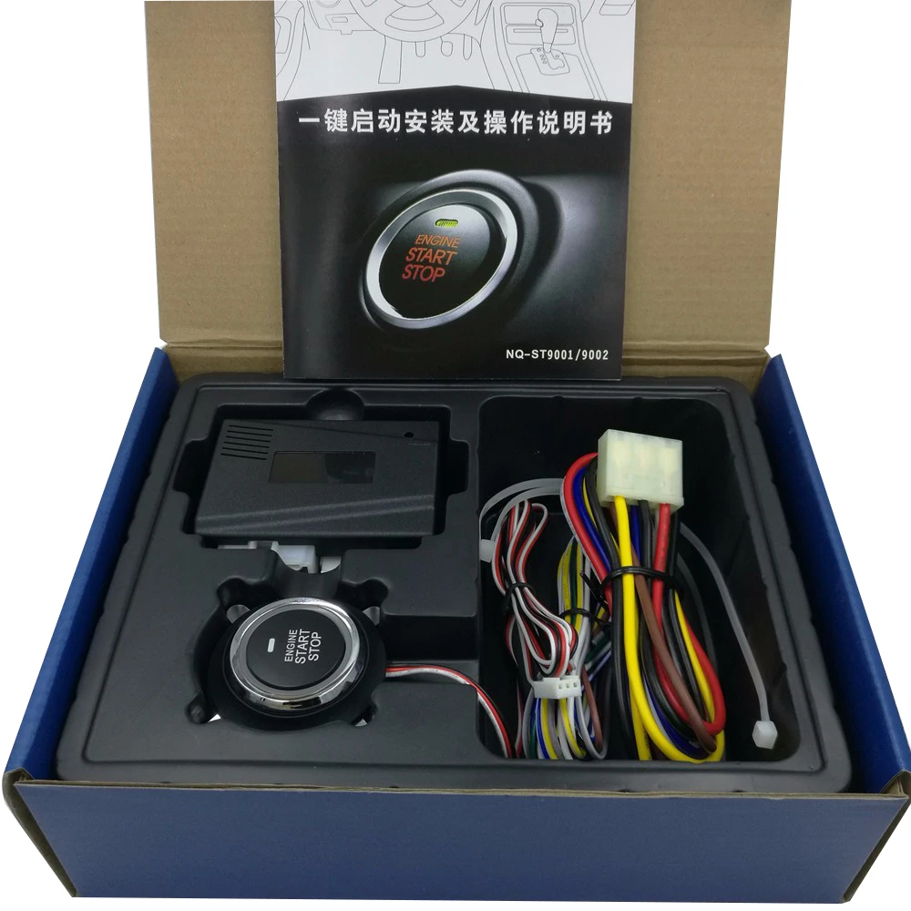 Interruptor de encendido de entrada de repuesto para coche, botón de arranque de parada de motor, sin llave, Universal