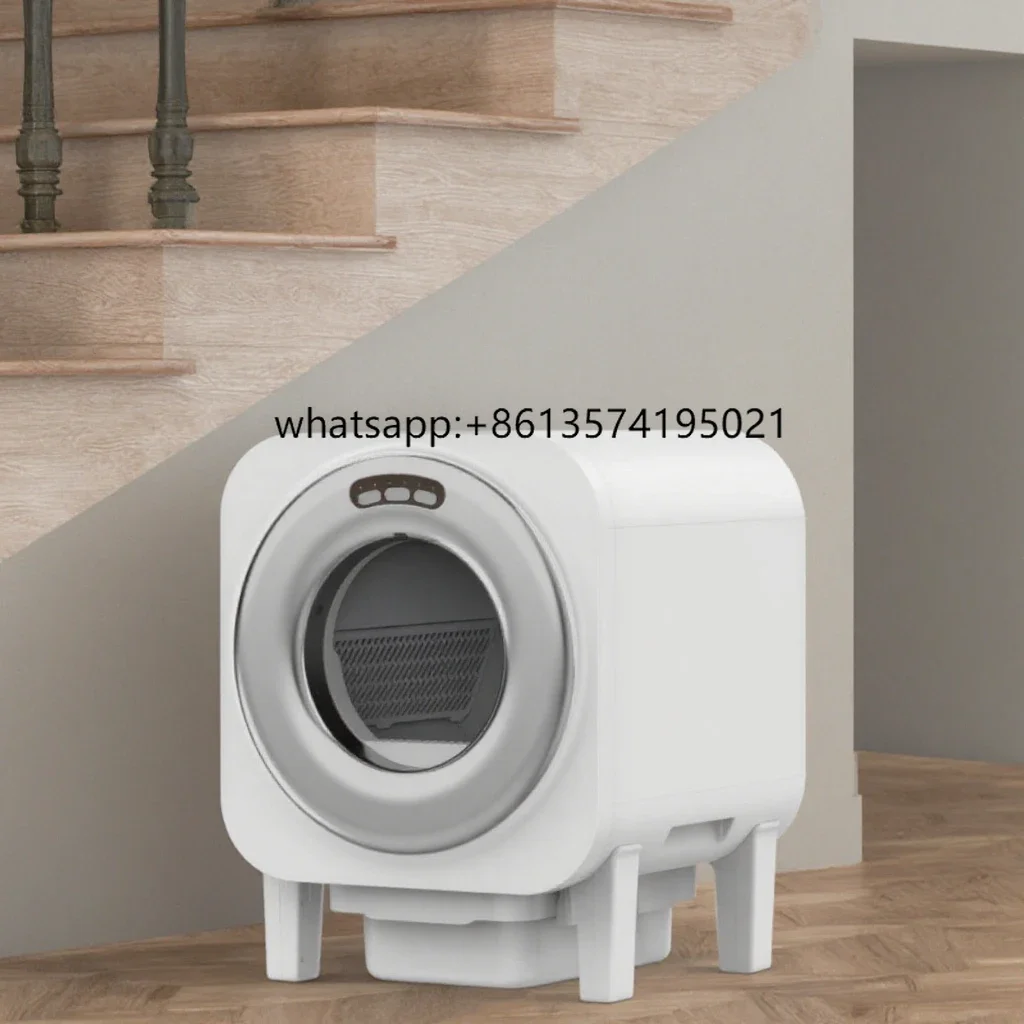 

TFactory Direct 2025 New Intelligent Automatic Plastic Cat Box With Toilet And Accessories