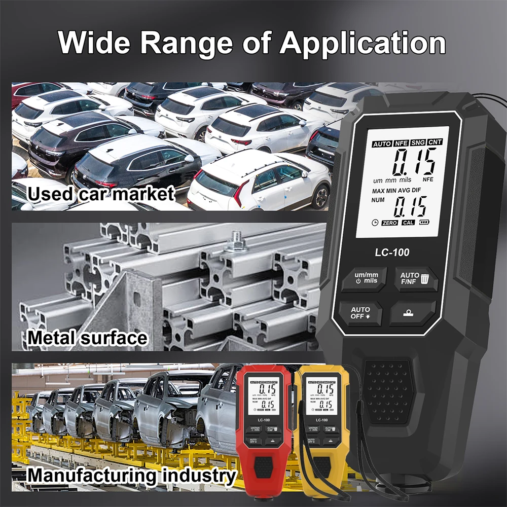 0-2000µm Beschichtungsdickenme – Paint Thickness Gauge Bewertung und Preis